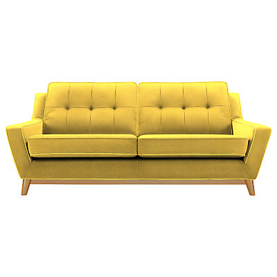 G Plan Vintage The Fifty Three Large 3 Seater Sofa Bobble Mustard